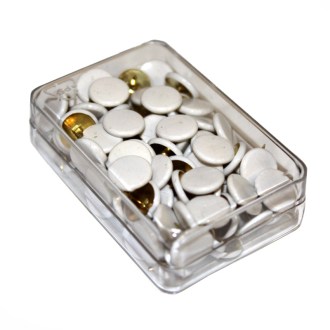 Pinezki kolorowe - 100 sztuk - MIX kolorów